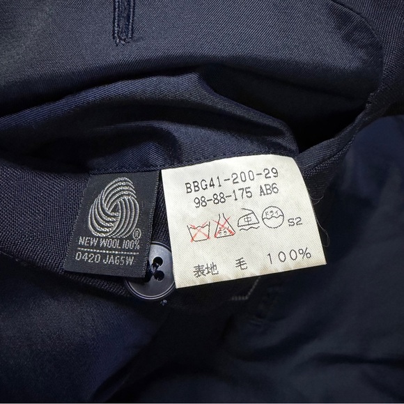 Vintage Burberrys Double Breasted Wool Mohair Blazer Sport Coat Mens 40R Medium - Picture 7 of 11